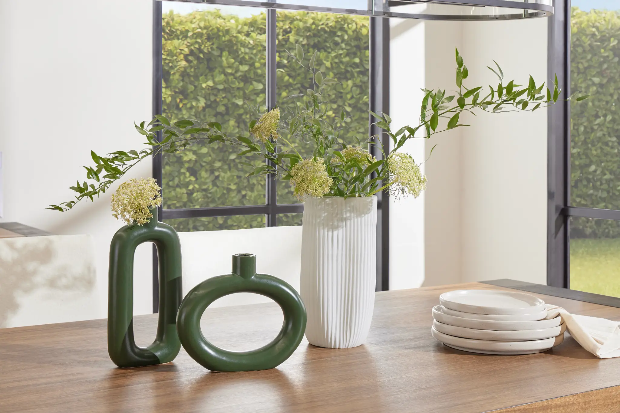 Vana Dark Green Large Vase Vana Dark Green Large Vase