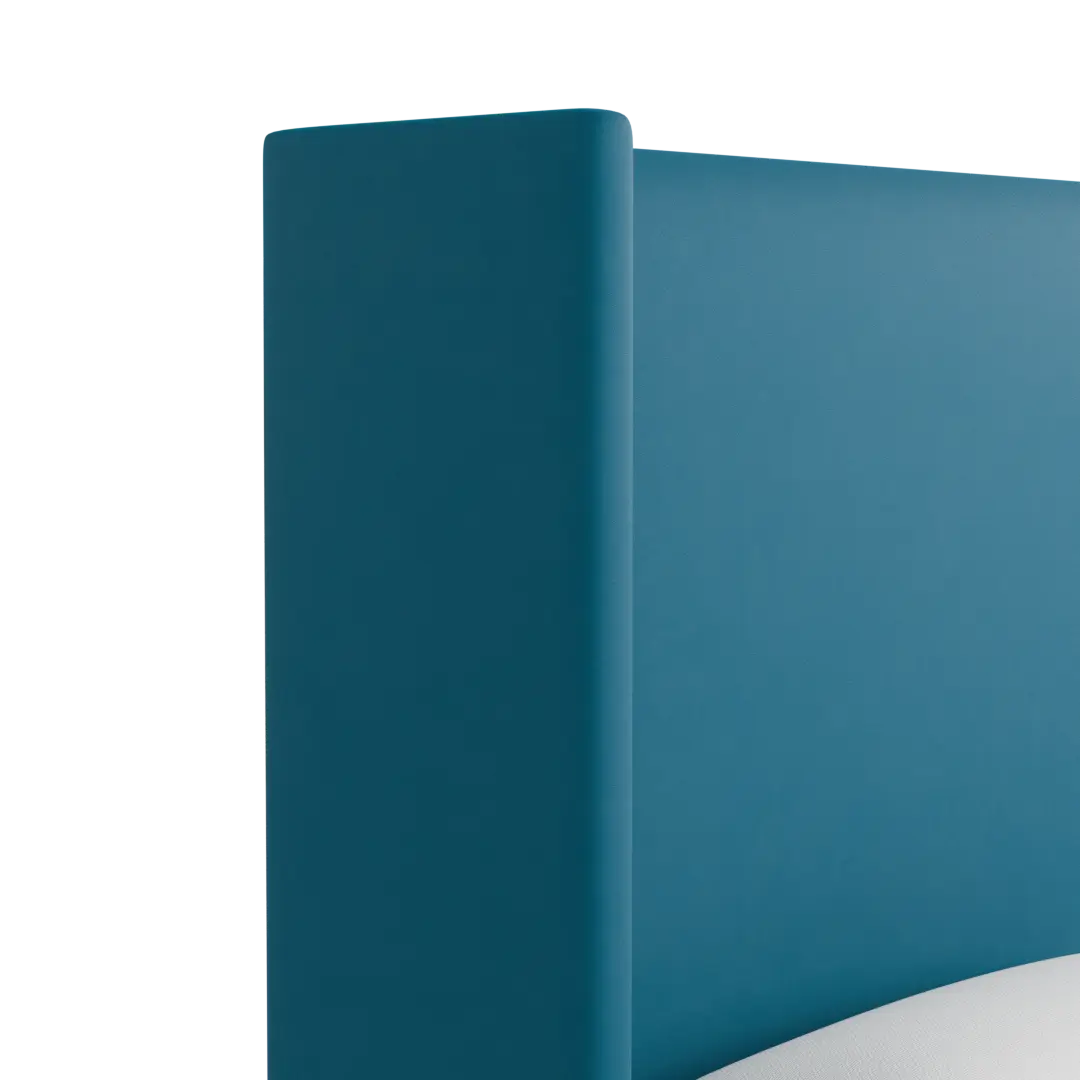 Captiva Joya Teal 60" Upholstered Shelter Bed Captiva Joya Teal 60" Upholstered Shelter Bed