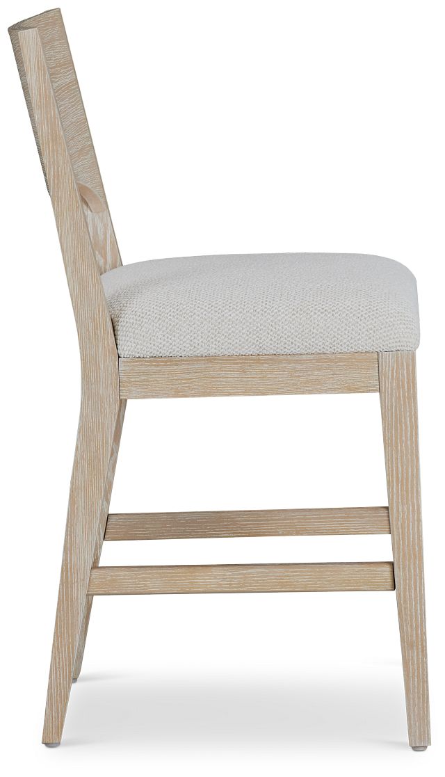 Costa Light Tone 24" Upholstered Barstool
