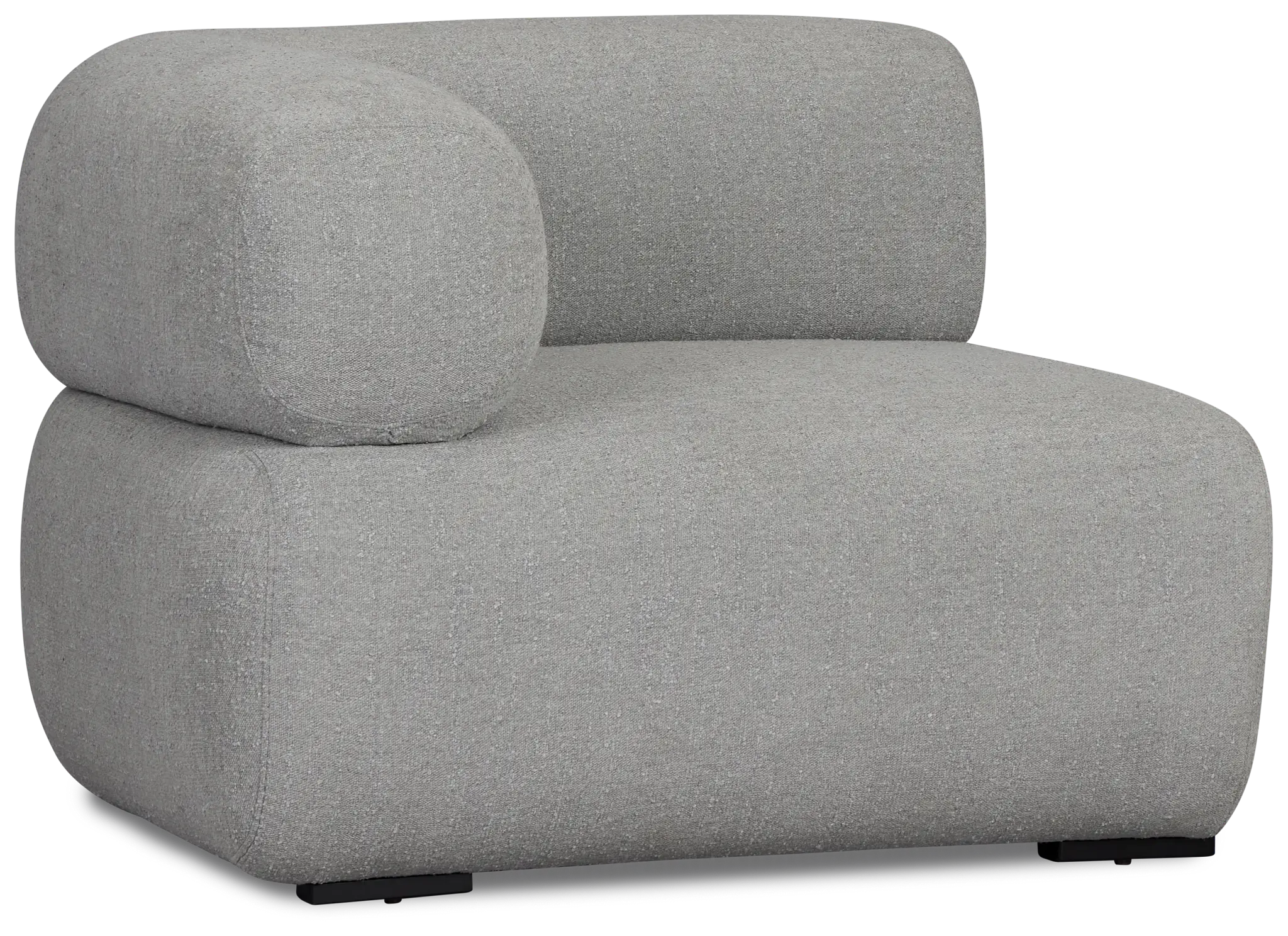 Celeste Light Gray Fabric Left Chair Celeste Light Gray Fabric Left Chair
