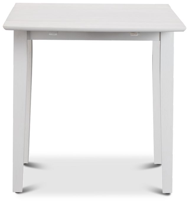 Woodstock White Drop Leaf Rectangular Table