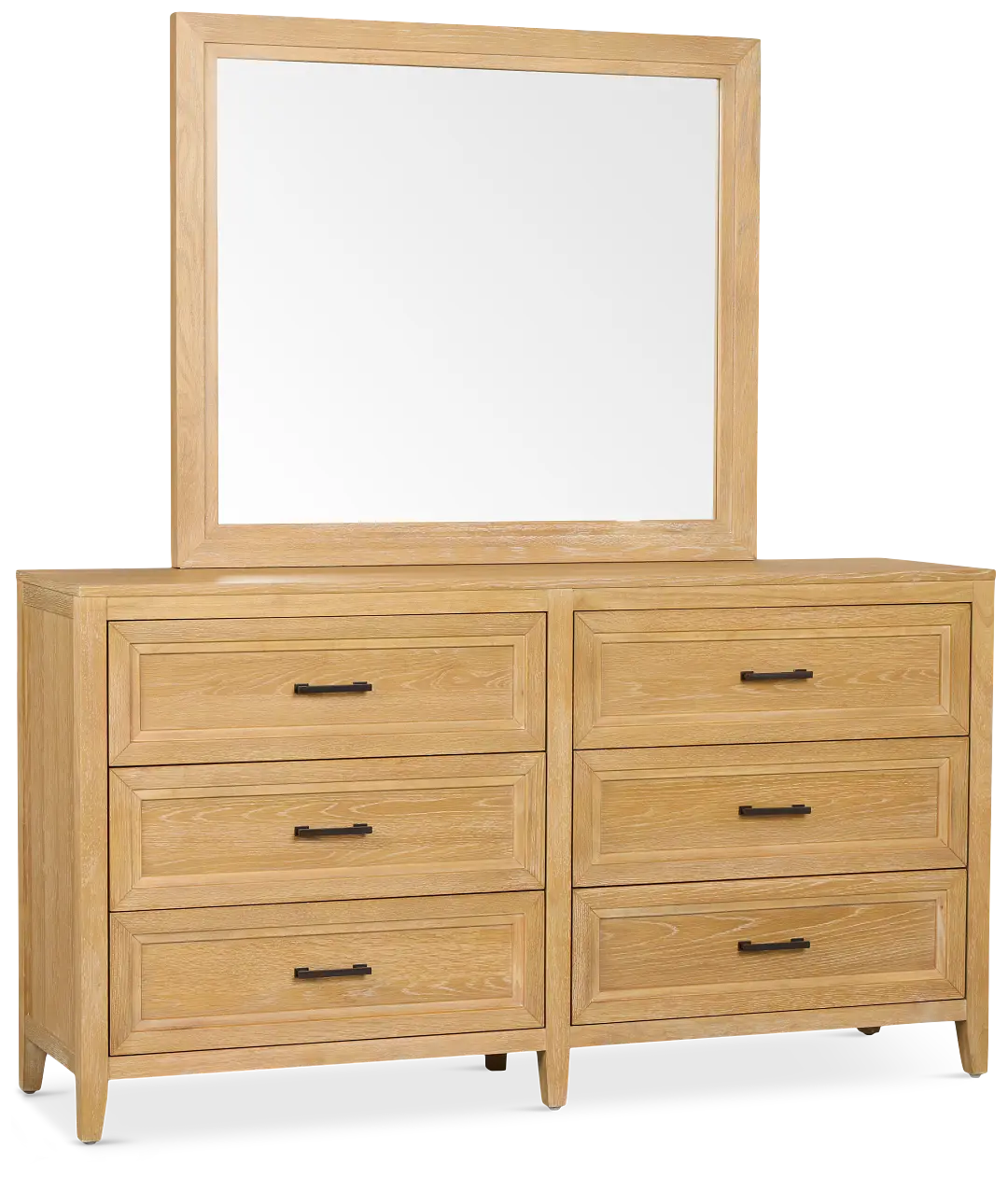 Nantucket Light Tone Dresser & Mirror Nantucket Light Tone Dresser & Mirror