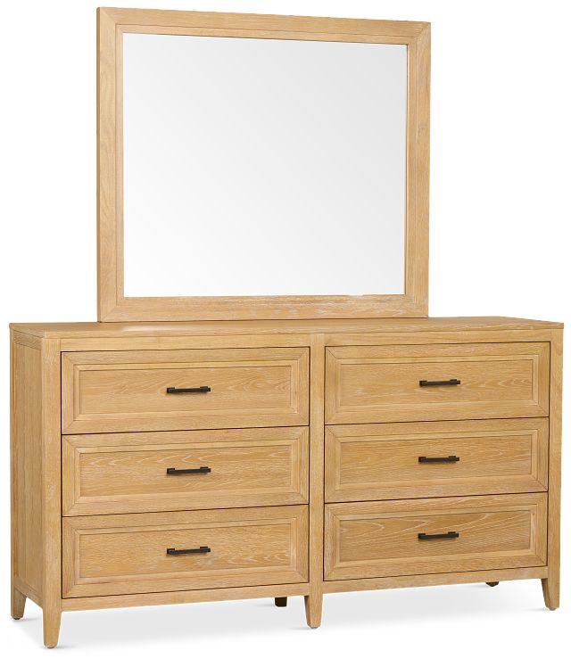 Nantucket Light Tone Dresser & Mirror