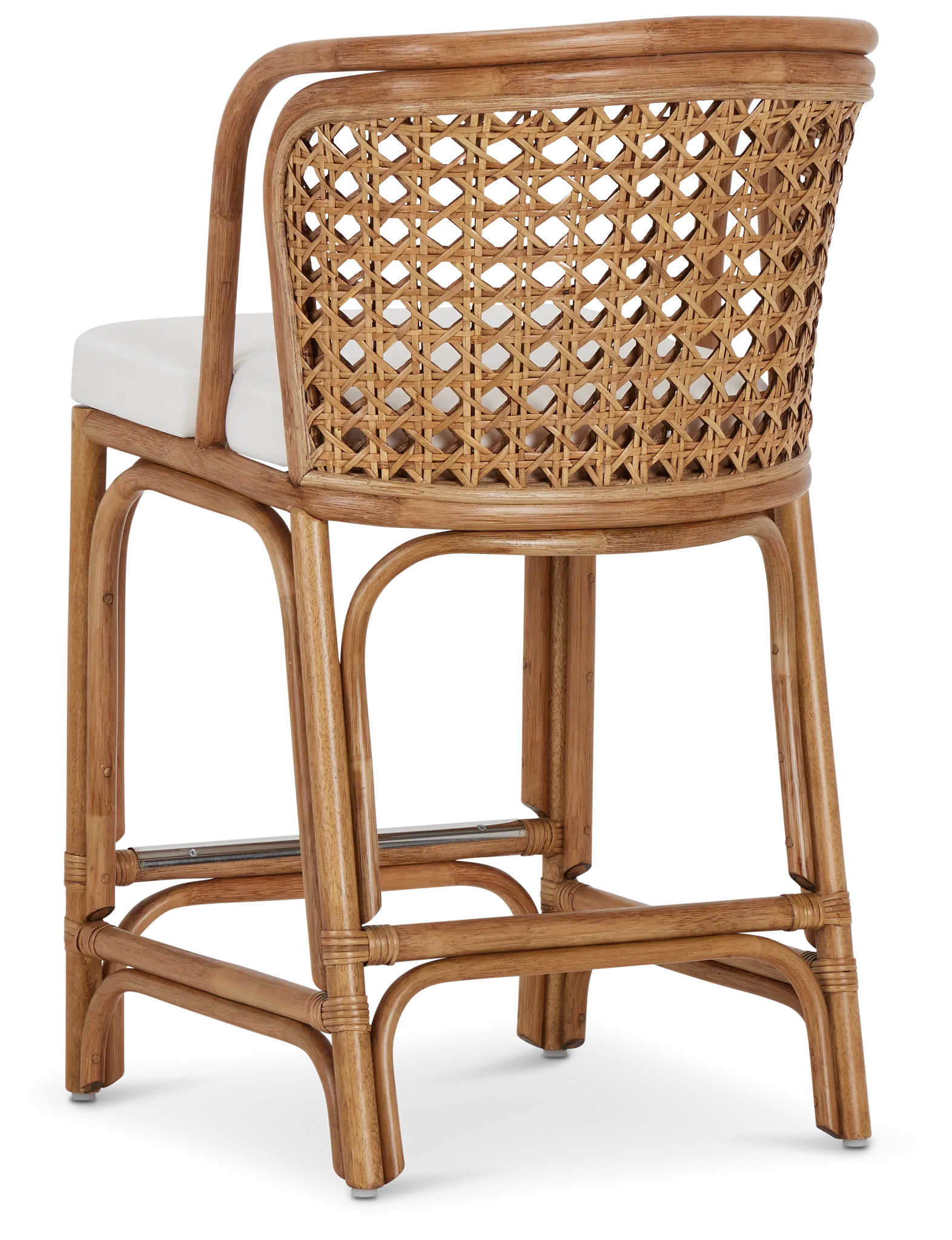 Maui Light Tonewoven 24" Upholstered Barstool