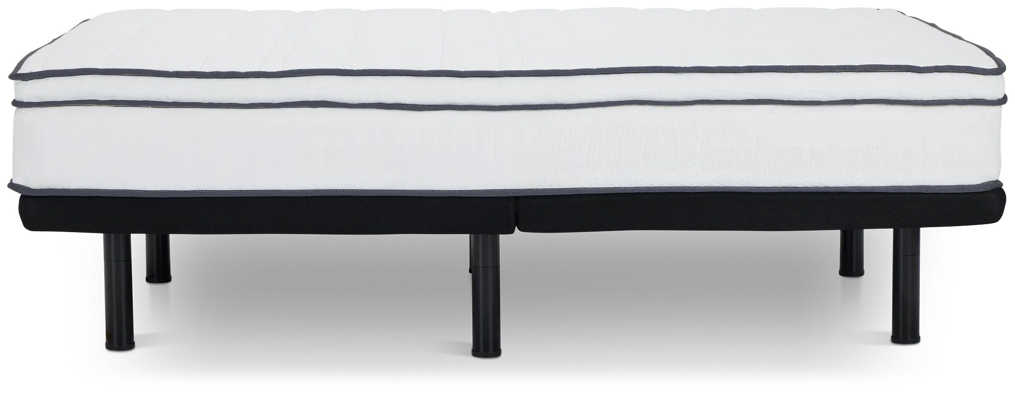 Rest & Renew By Zinus 10" Hybrid Deluxe Adjustable Mattress Set