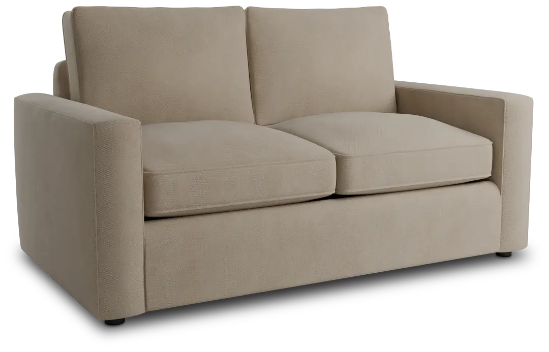 Siesta Peyton Beige Fabric Loveseat Siesta Peyton Beige Fabric Loveseat