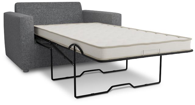 Siesta Delray Dark Gray Fabric Innerspring Sleeper