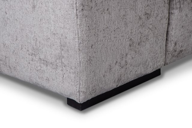 Skylar Gray Fabric Medium Right Chaise Sectional