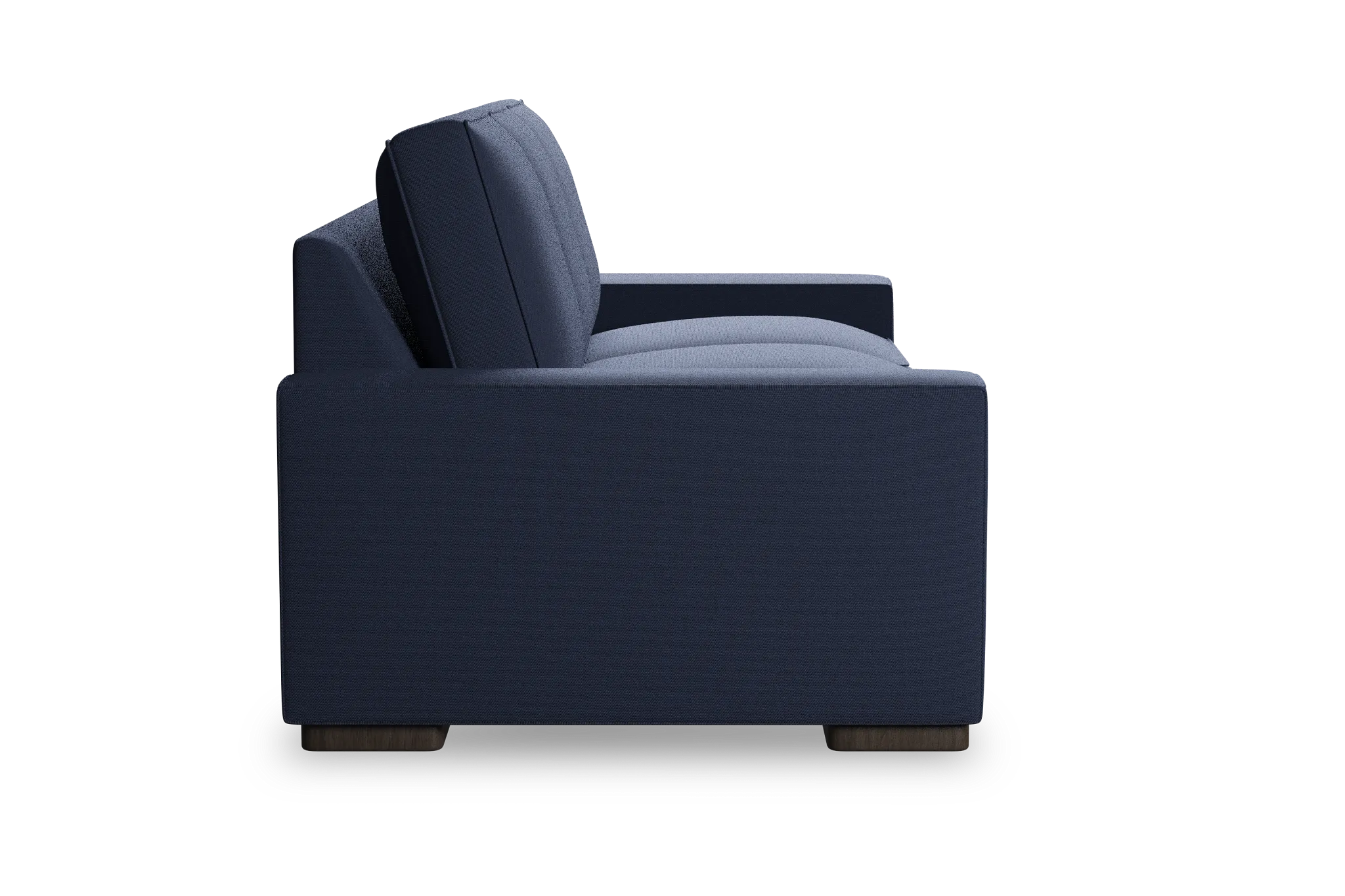 Edgewater Peyton Dark Blue 84" Sofa W/ 3 Cushions