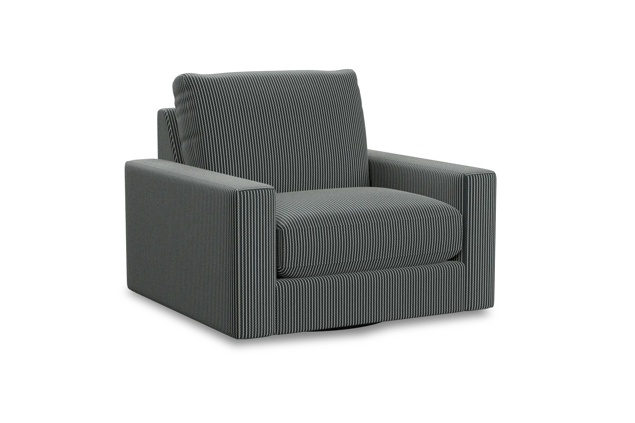 Edgewater Lucy Navy Swivel Chair