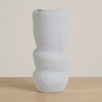 Waffi White Large Vase