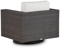 Fina White Swivel Chair