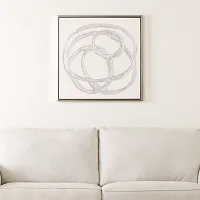 Anora Silver Framed Wall Art