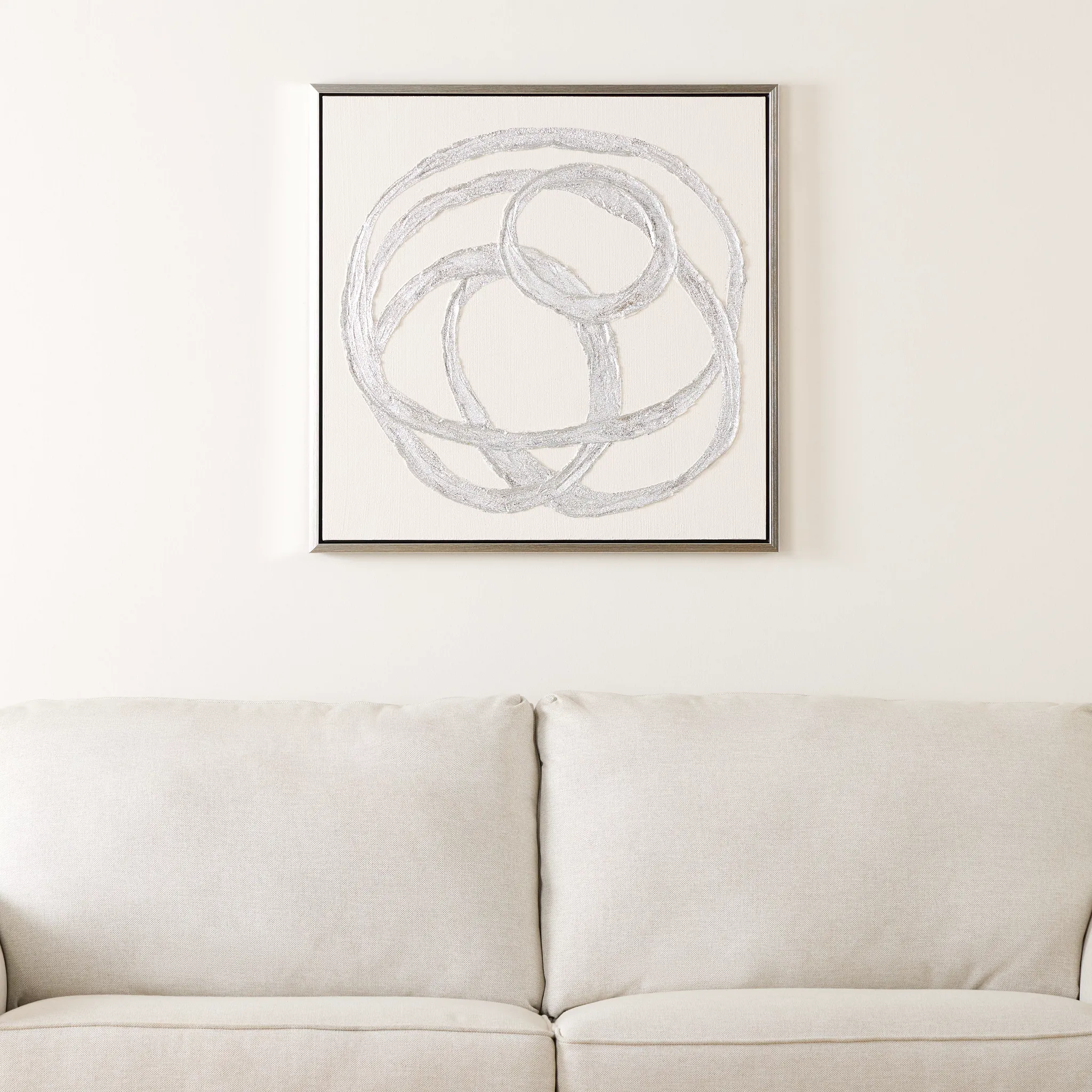 Anora Silver Framed Wall Art