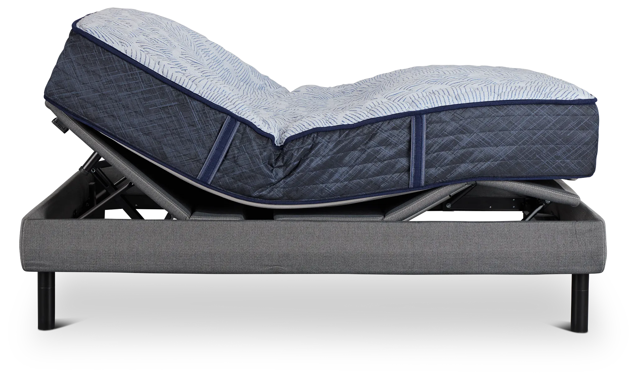 Serta Perfect Sleeper Blue Lagoon Nights Firm Motion Perfect 4 Adjustable Base Set