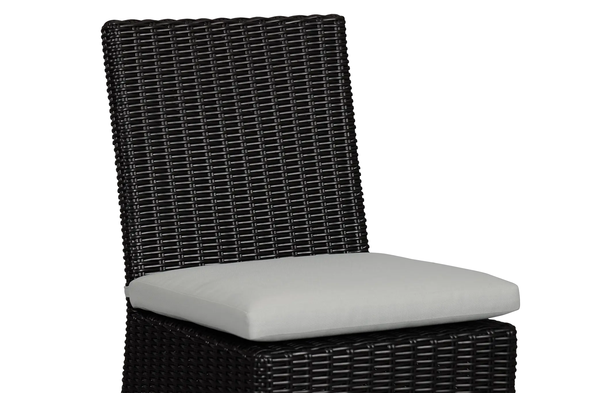 Montecito Black Cushioned Side Chair Montecito Black Cushioned Side Chair