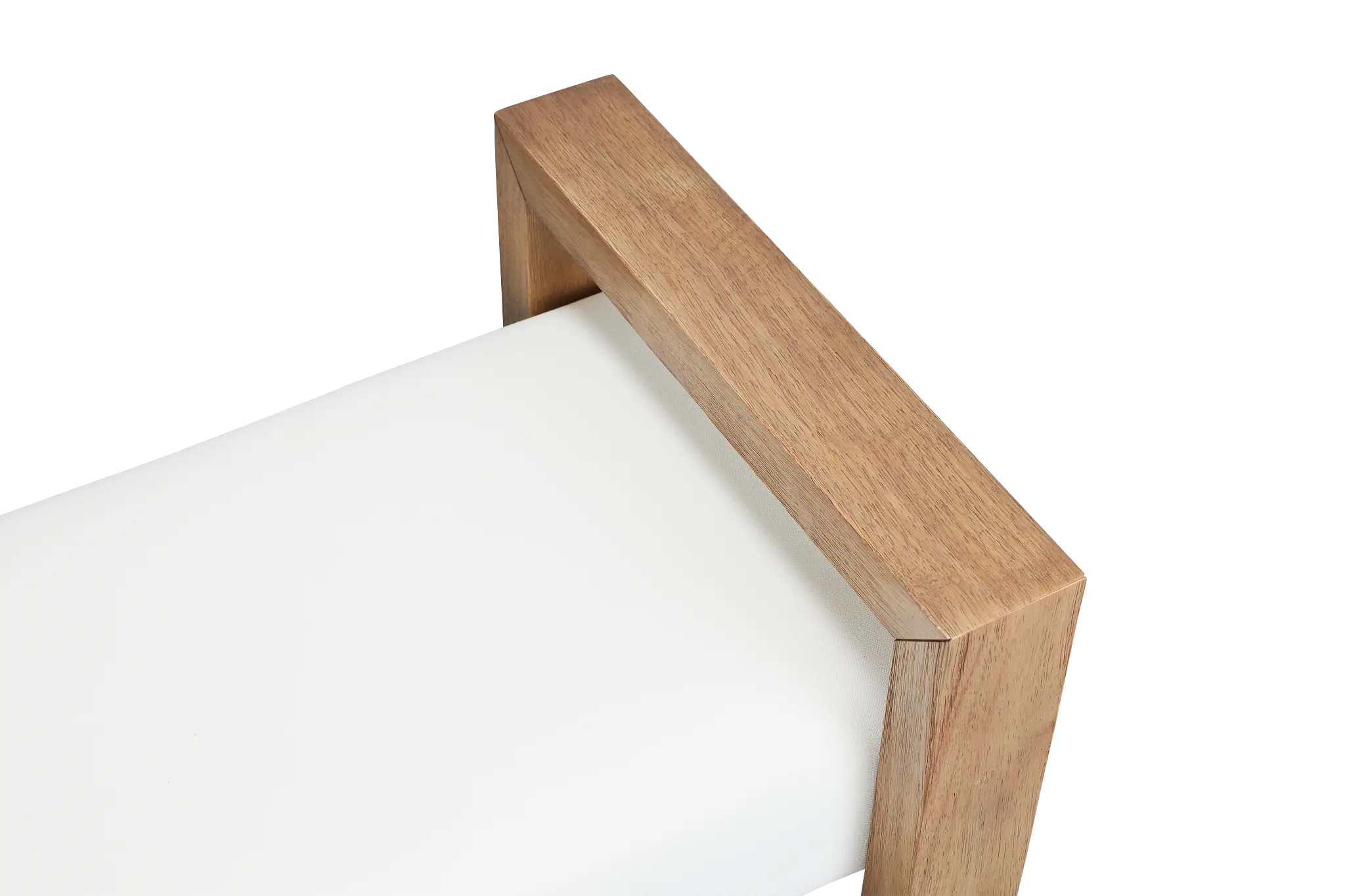 Haven White Upholstered Dining Bench Haven White Upholstered Dining Bench