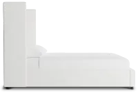 Captiva Sutton White 60" Upholstered Shelter Bed