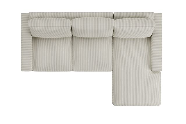Edgewater Lucy Light Beige Right Chaise Sectional