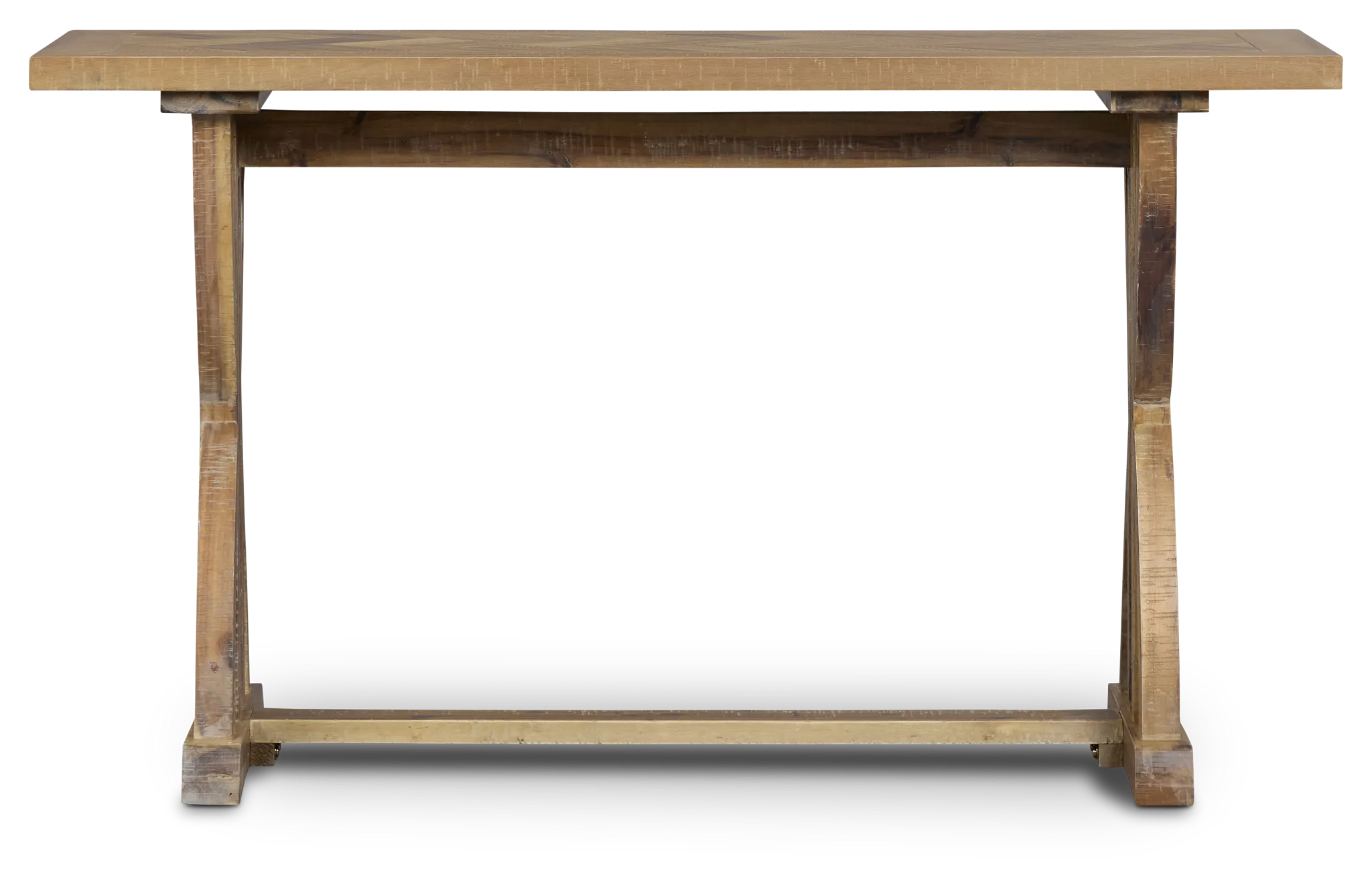 Joplin Light Tone Trestle Sofa Table