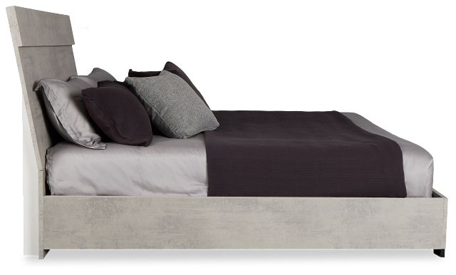 Pomona Gray Panel Bed