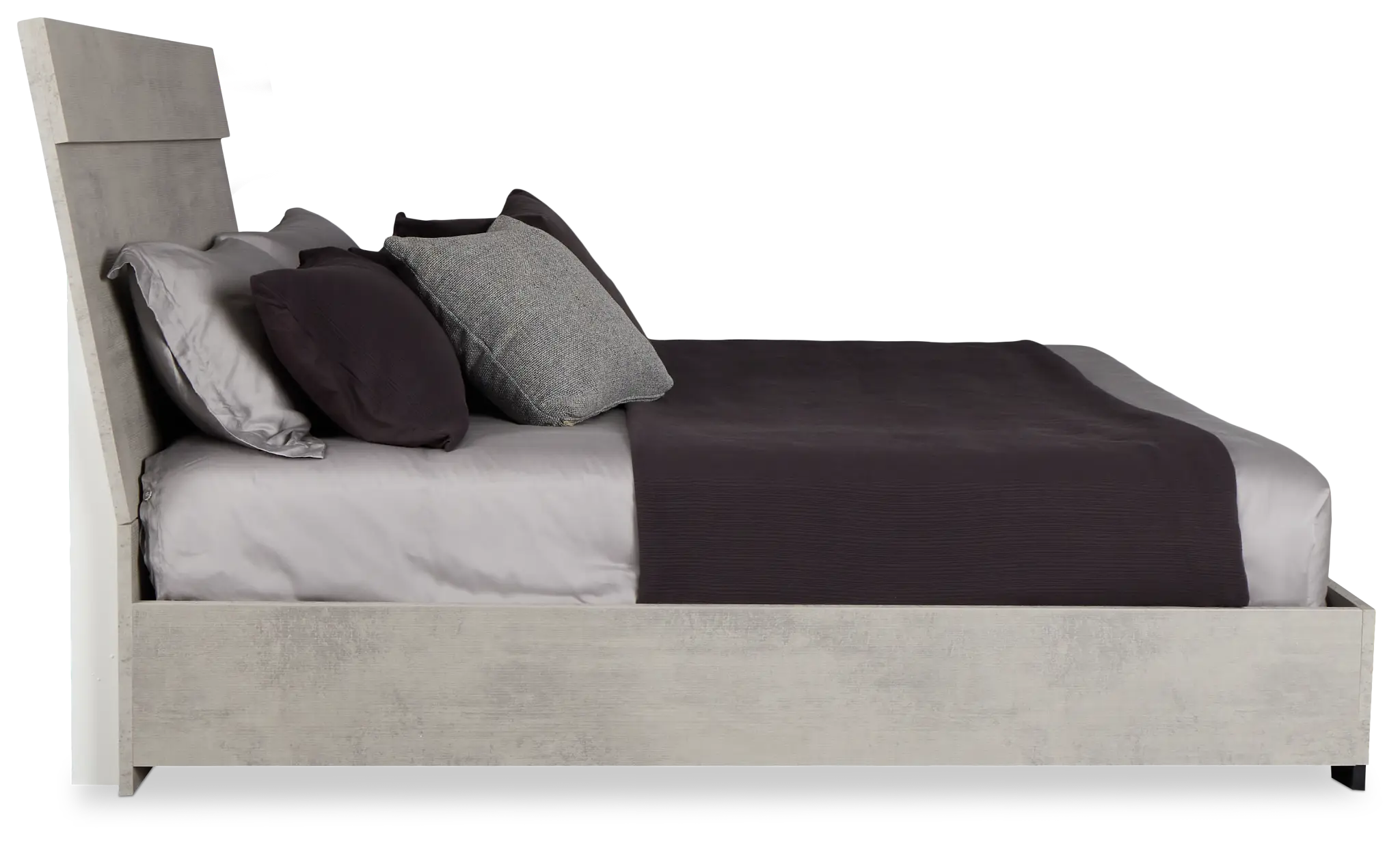 Pomona Gray Panel Bed Pomona Gray Panel Bed
