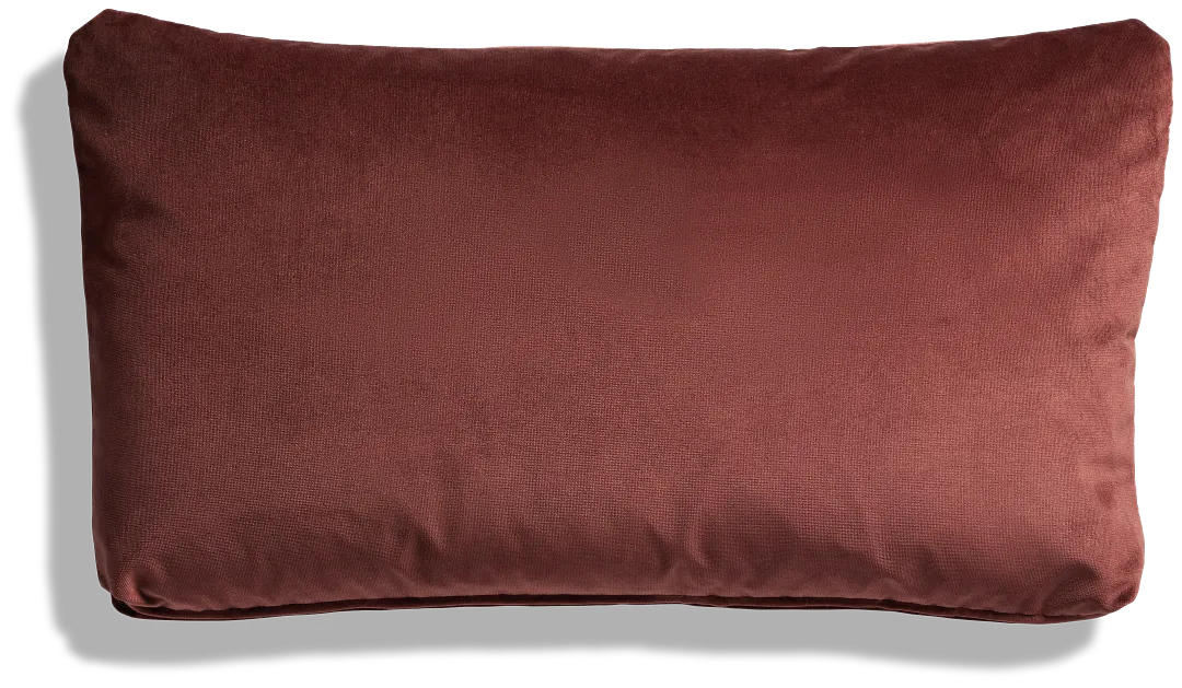 Lauran Orange Lumbar Accent Pillow