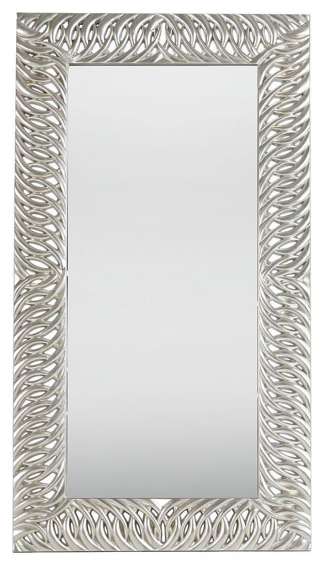 Bayou Silver Floor Mirror