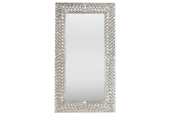 Bayou Silver Floor Mirror