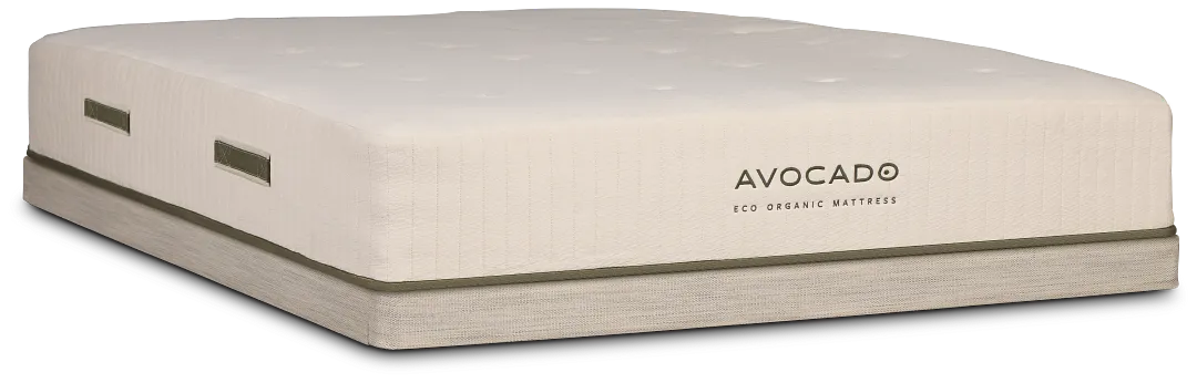 Avocado Eco Organic Cushion Firm Low-profile Mattress Set