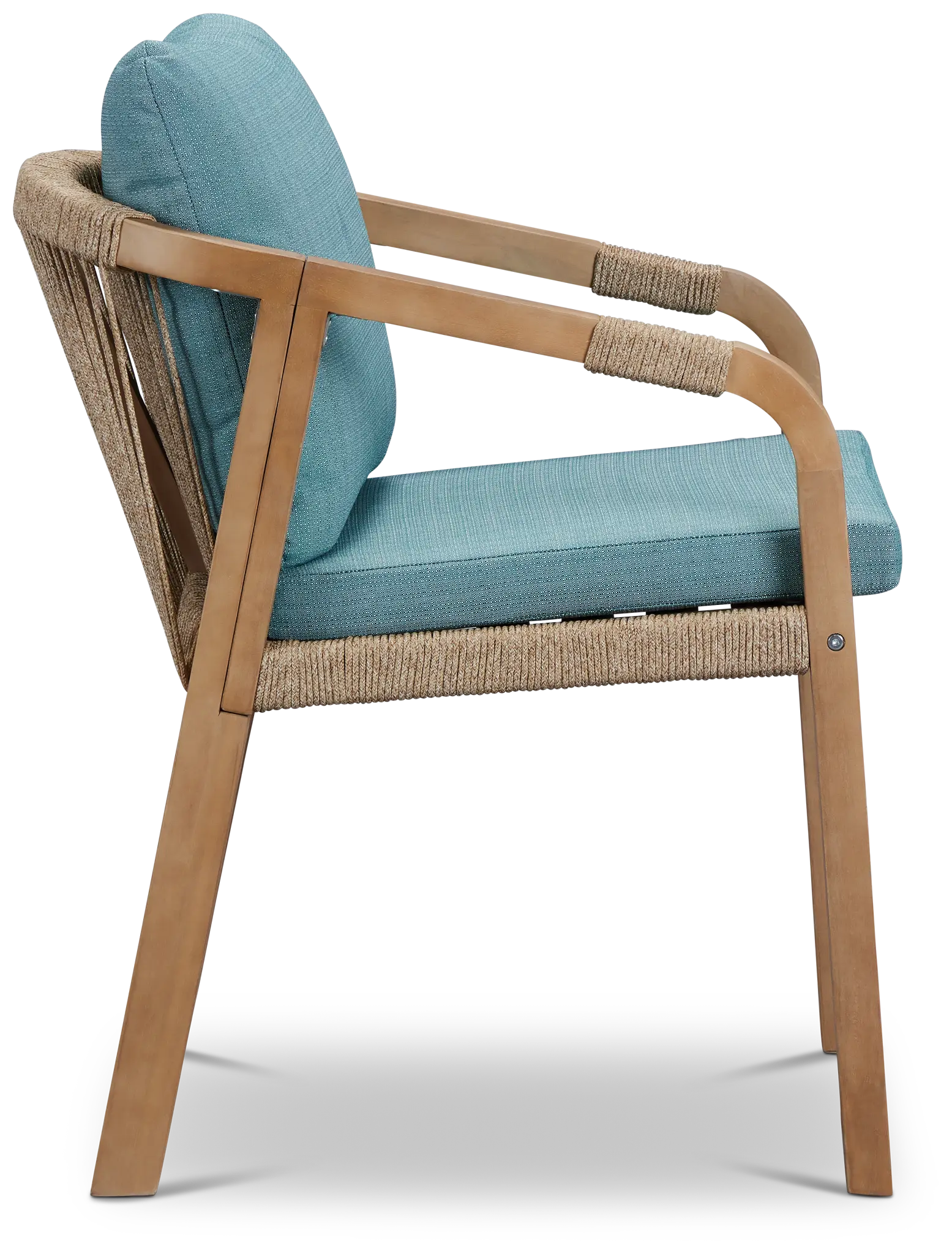 Laguna Teal Cushioned Arm Chair Laguna Teal Cushioned Arm Chair
