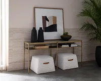 Nicola Brown Console Table