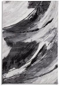 Angelina Dark Gray 8x10 Area Rug