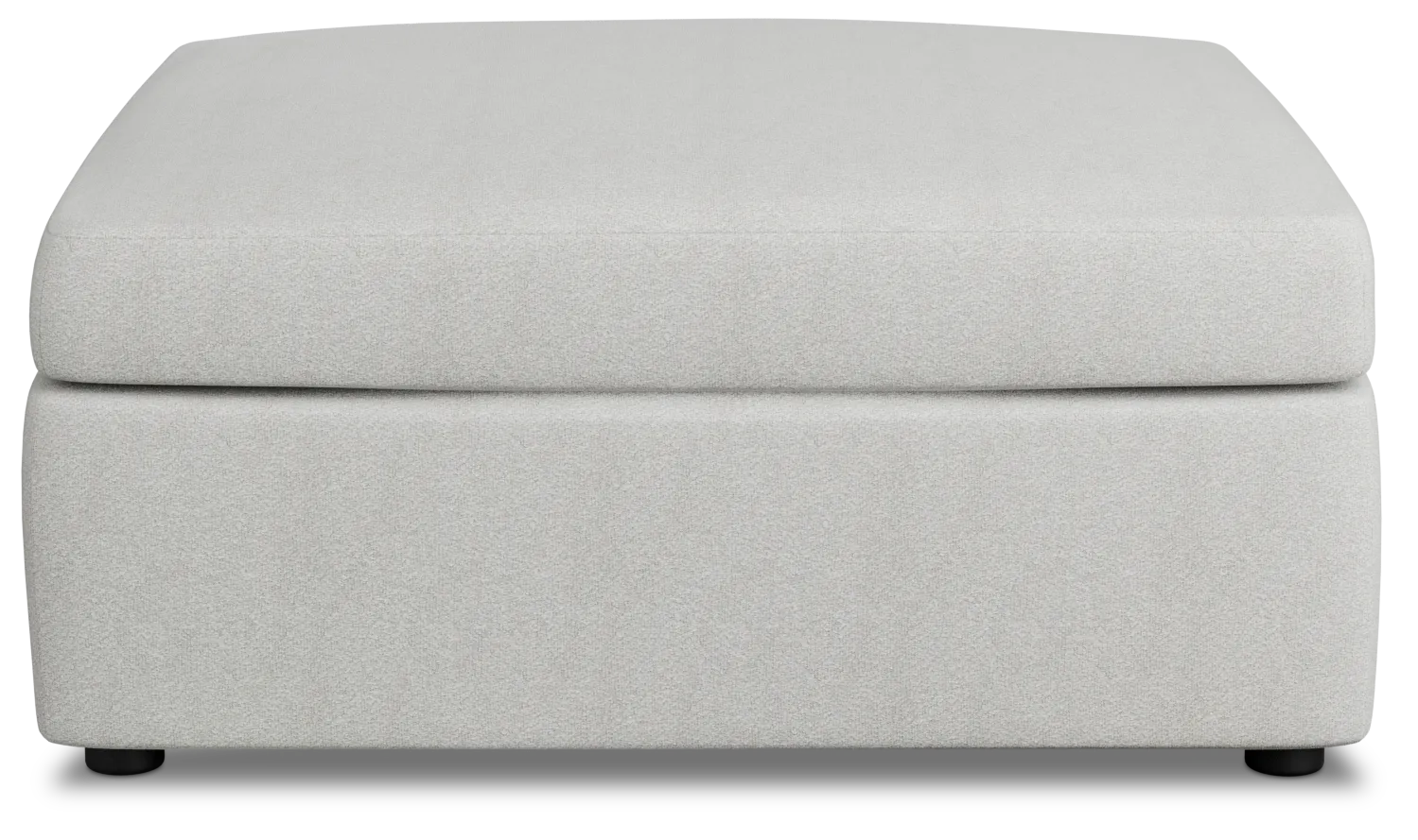 Destin Sutton Gray Fabric Cocktail Ottoman