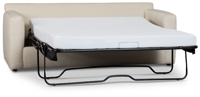 Rhodes Beige Fabric Cooling Memory Foam Sleeper