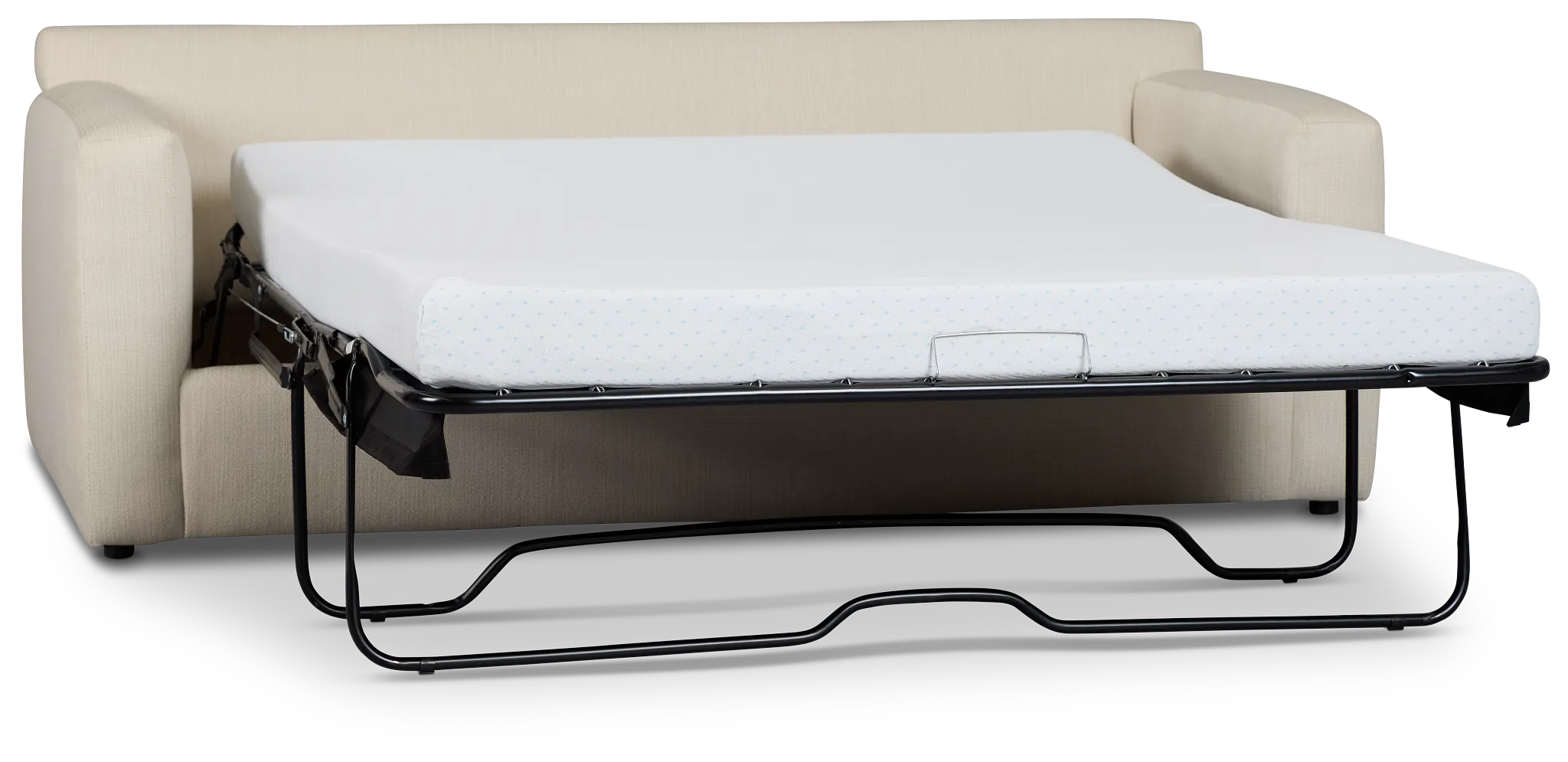 Rhodes Beige Fabric Cooling Memory Foam Sleeper