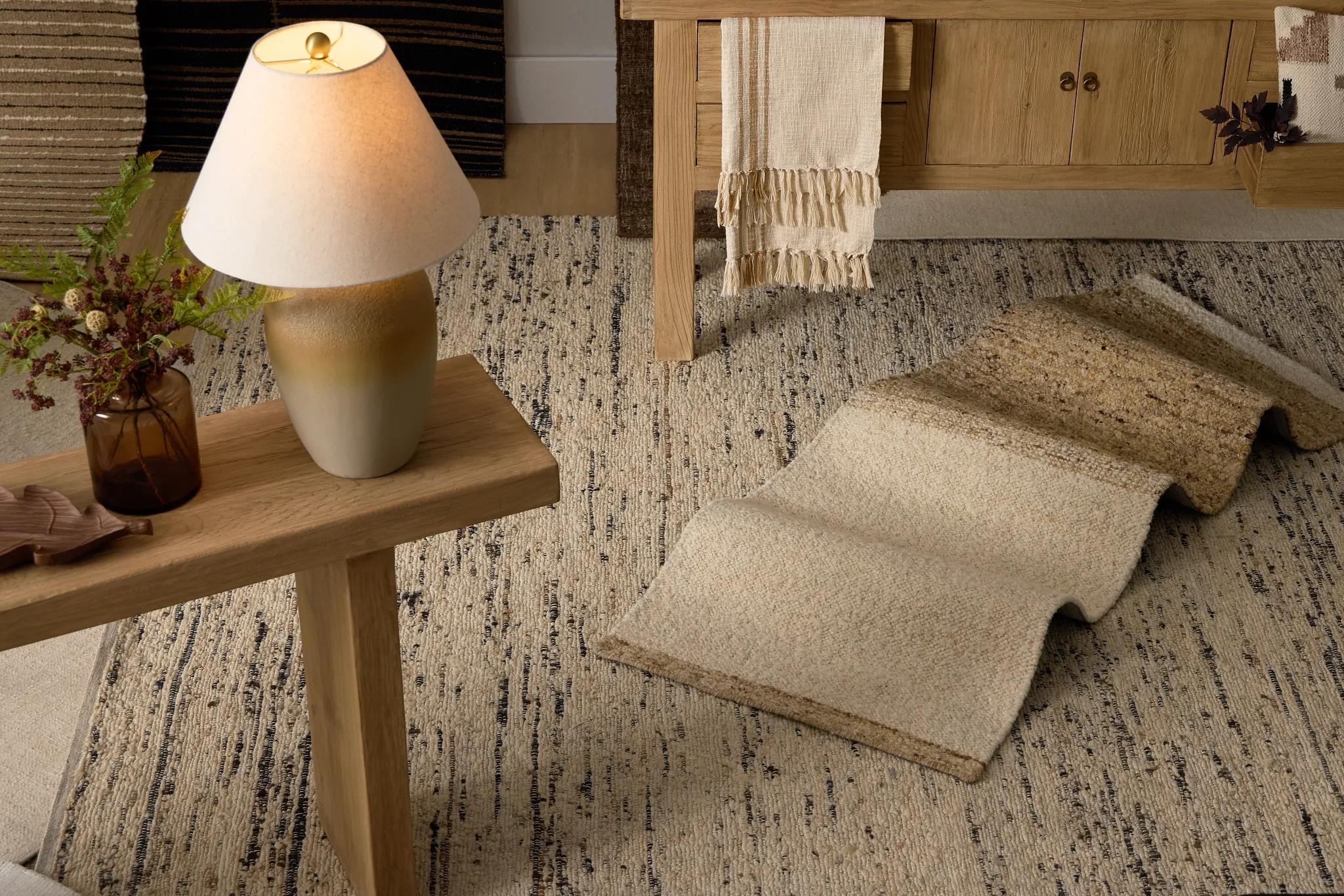 Alici Light Brown 2x7 Runner