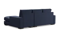 Edgewater Peyton Dark Blue Right Chaise Sectional