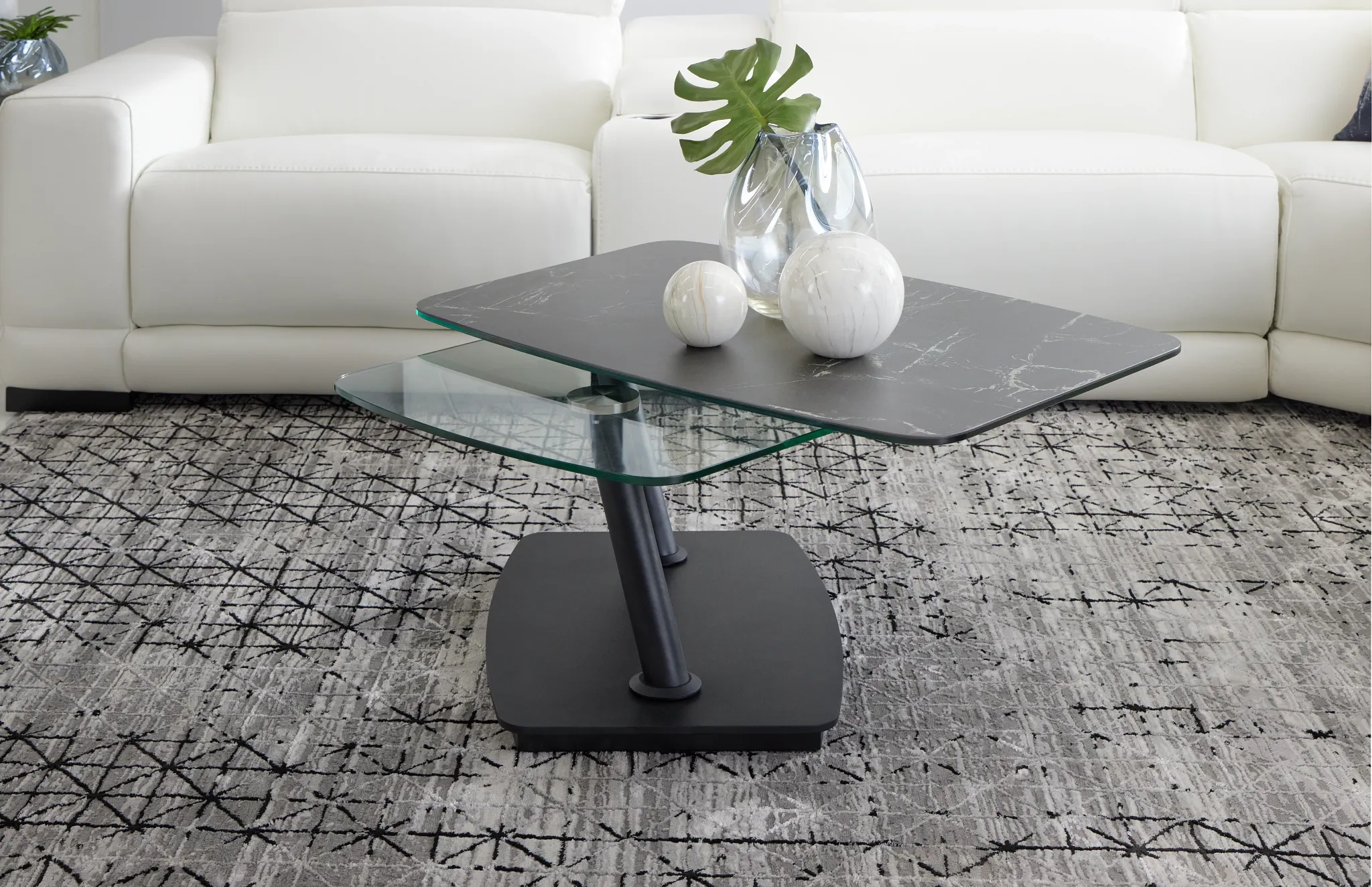 Jagger Black Rectangular Coffee Table