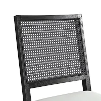 Brady Black Upholstered Side Chair