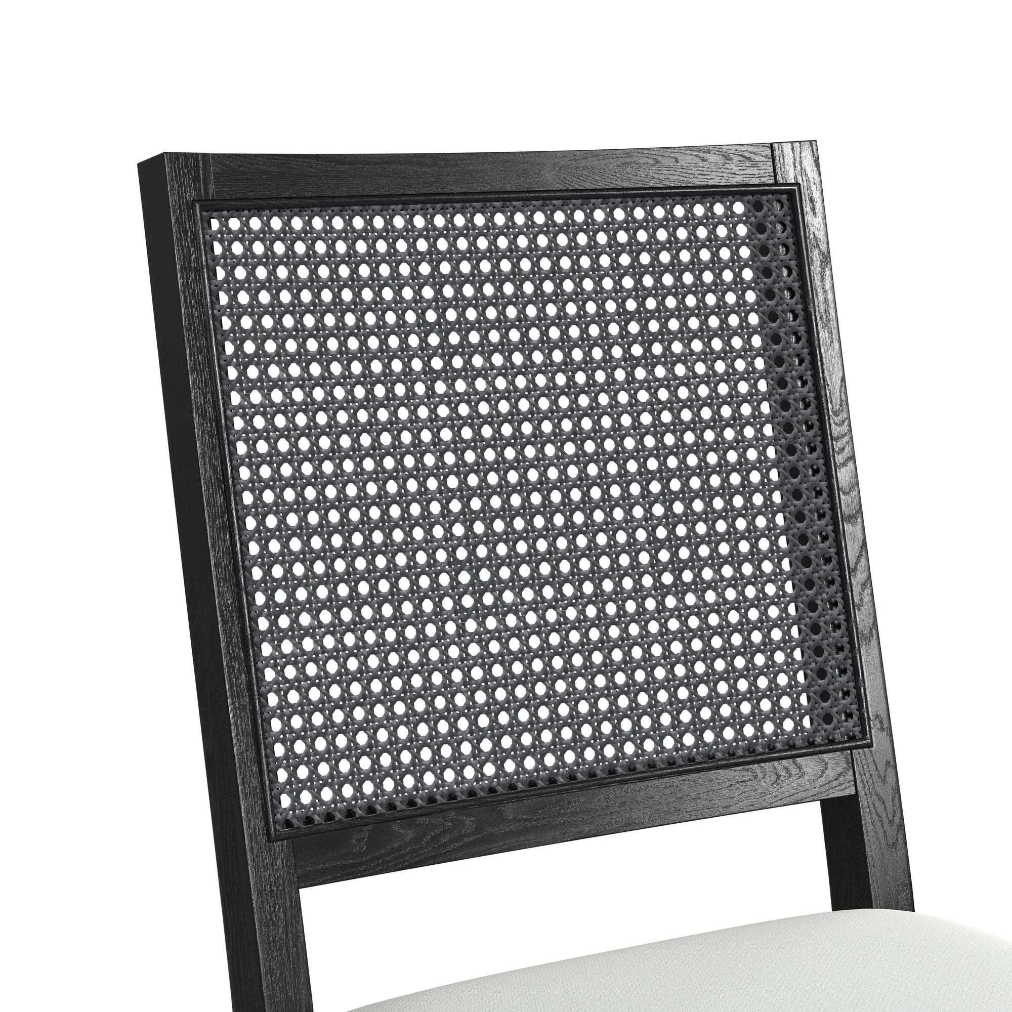 Brady Black Upholstered Side Chair