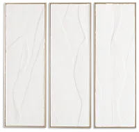 Bradenton White Set Of 3 Framed Wall Art