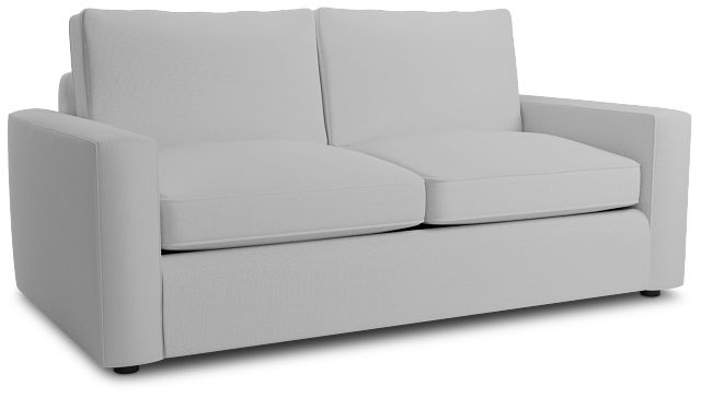 Siesta Suave White Fabric Memory Foam Sleeper