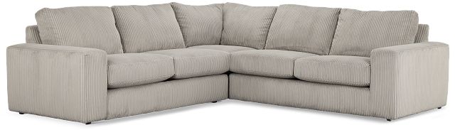 Charlie Gray Fabric Small Two-arm Sectional