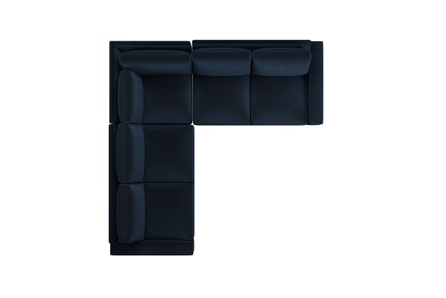 Edgewater Joya Dark Blue Small Two-arm Sectional