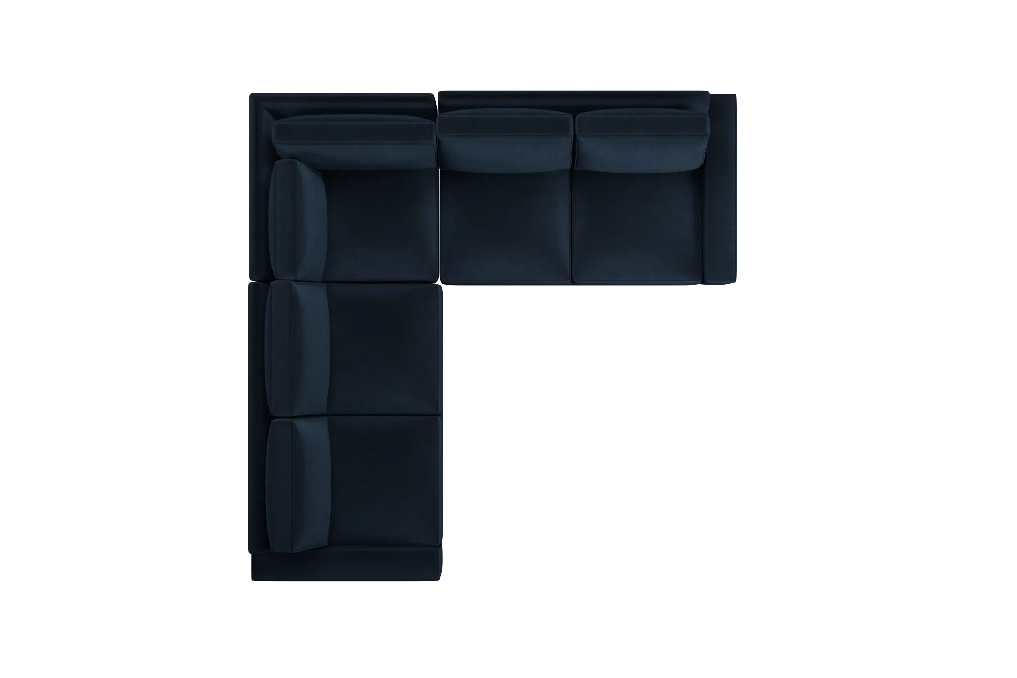 Edgewater Joya Dark Blue Small Two-arm Sectional