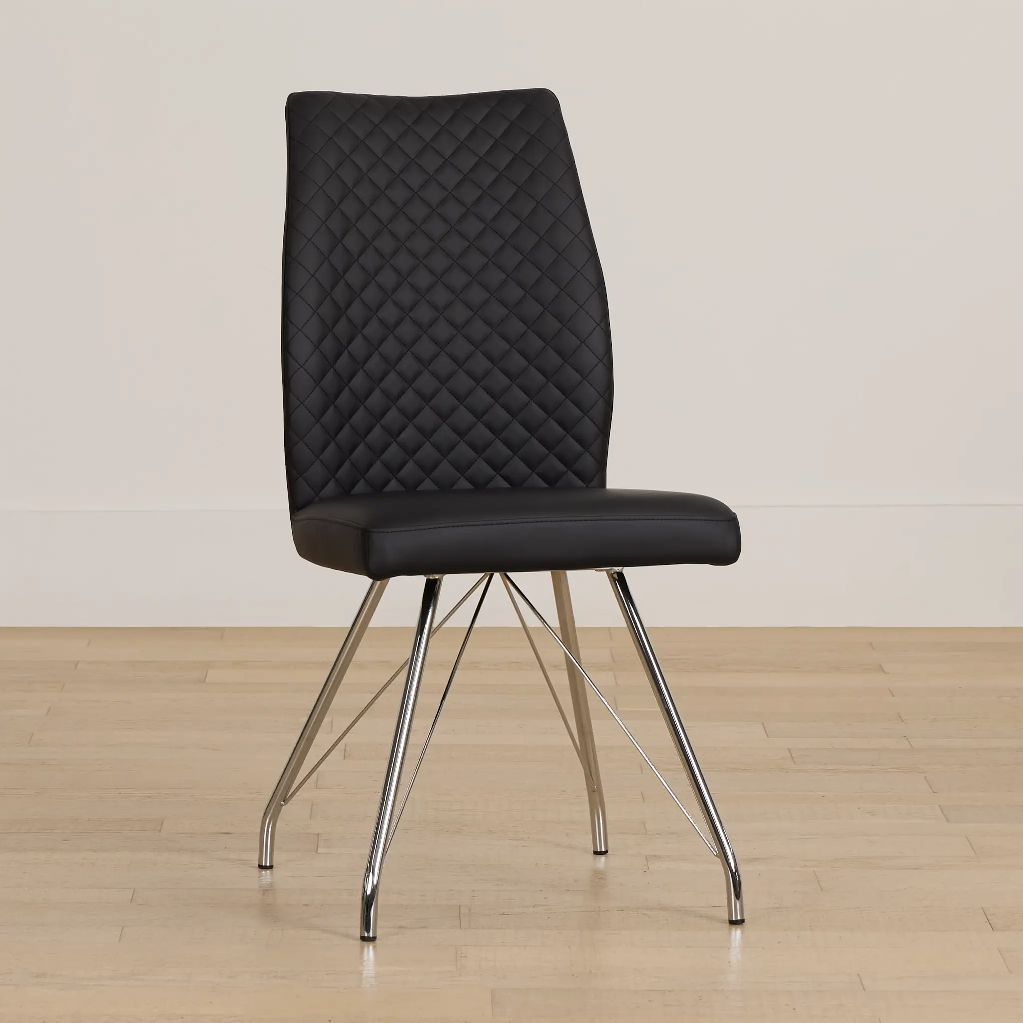 Lima Black Upholstered Side Chair Lima Black Upholstered Side Chair