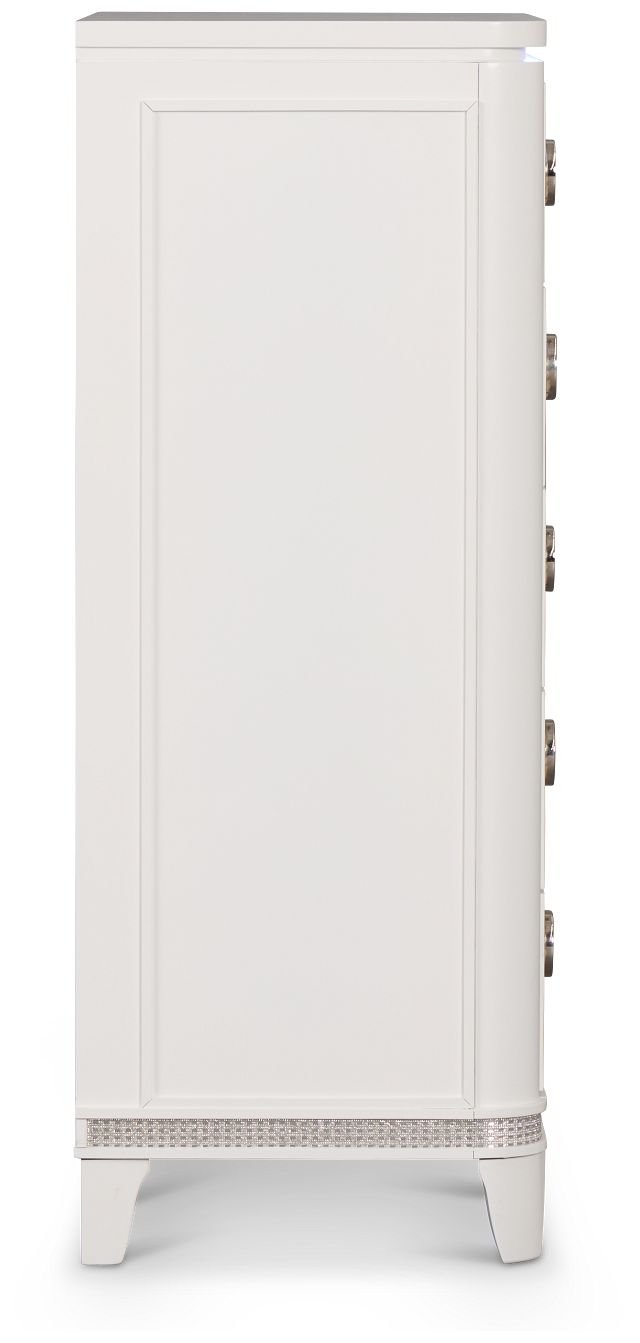 Milan White Youth Drawer Chest