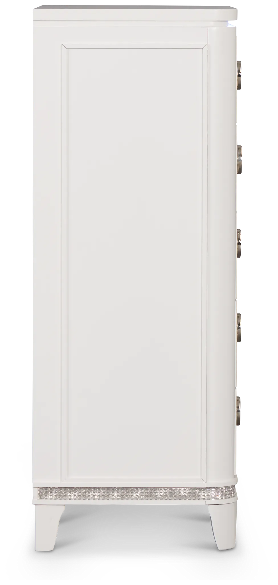 Milan White Youth Drawer Chest