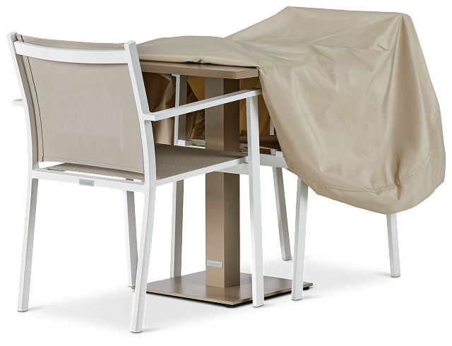 Khaki 36" Table & 4 Chairs Outdoor Cover (3)